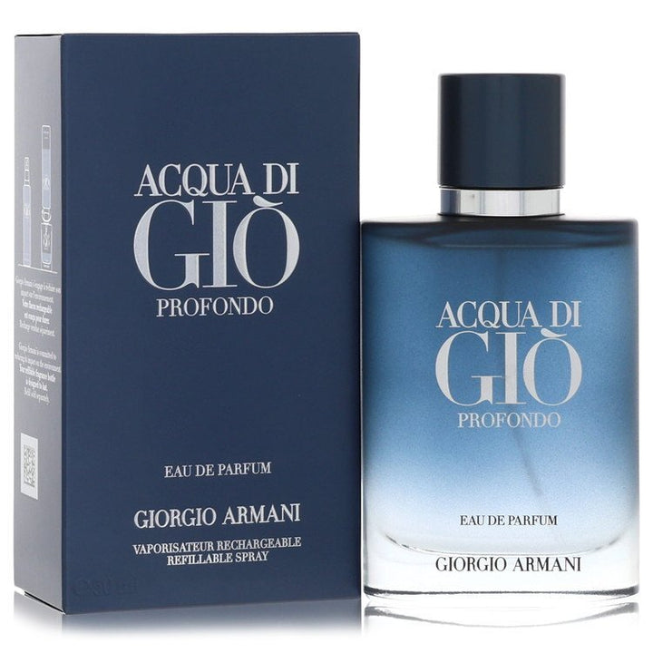 Acqua Di Gio Profondo by Giorgio Armani Eau De Parfum Spray 1.6 oz (Men)