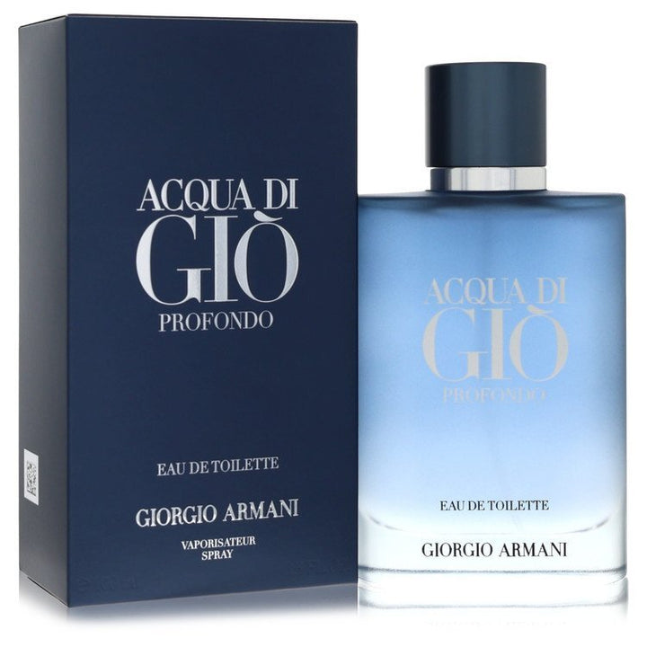 Acqua Di Gio Profondo by Giorgio Armani Eau De Toilette Spray 3.3 oz (Men)